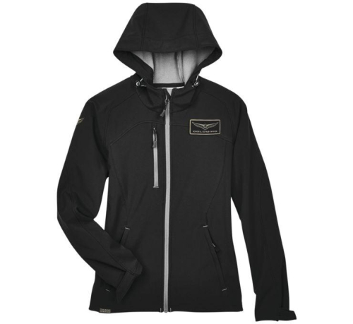 Factory Effex - Factory Effex Gold Wing Softshell Womens Jacket - 25-85830 - Black - Small
