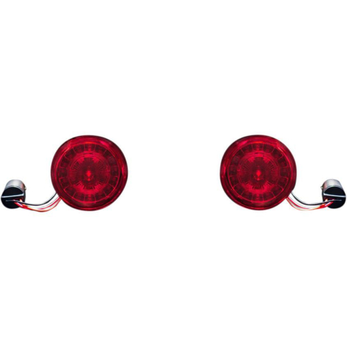 Custom Dynamics - Custom Dynamics Probeam Rear LED Turn Signal Inserts with Red Lenses - PB-RR-1157