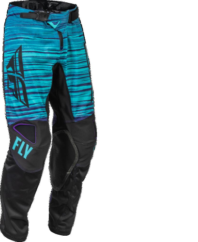 Fly Racing - Fly Racing Kinetic Mesh Youth Pants - 376-34224 - Black/Blue/Purple - 24