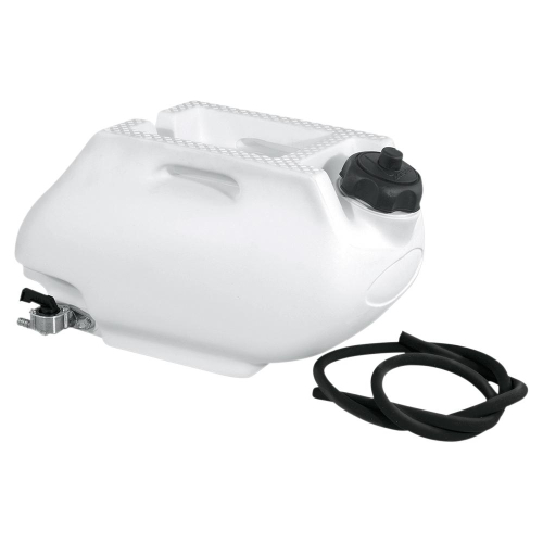 Acerbis - Acerbis Front Auxiliary Fuel Tank - 12in. x 8in. x 6.5in. - White - 1.6 gal. - 2044040002