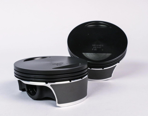 Wiseco K2786 K Black Edition Piston Kit (117in, Flat Top -4cc) - 4.127in. Bore, 11:1 Compression