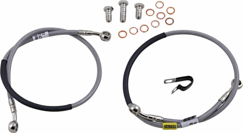 Galfer Front Brake Line Kit (2 Line) Compatible With 08-12 SUZUKI HAYABUSA