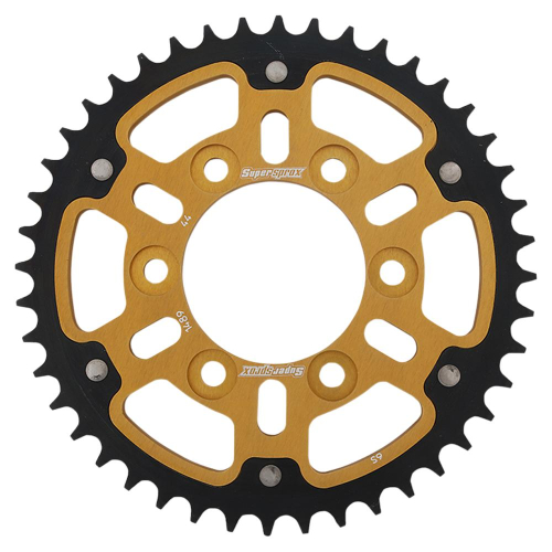 Supersprox Stealth Rear Sprocket (525 / 44T) (Gold) For 04-22 KAWASAKI ZX10R