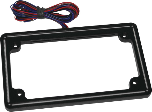 Letric Lighting Co LLC-PPL-M2 Perfect Plate Light License Plate Frame - Matte Black