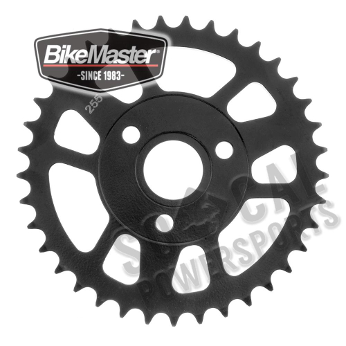 BikeMaster 220 255 37 Steel Rear Sprocket - 37T (420)