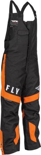 Fly Racing - Fly Racing Outpost Bibs - 470-4286L - Orange/Black - Large