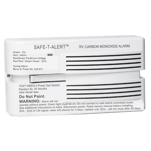 Safe-T-Alert - Safe-T-Alert 65 Series RV Surface Mount Carbon Monoxide Alarm