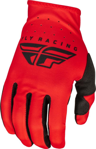 Fly Racing - Fly Racing Lite Gloves - 376-713L - Red/Black - Large