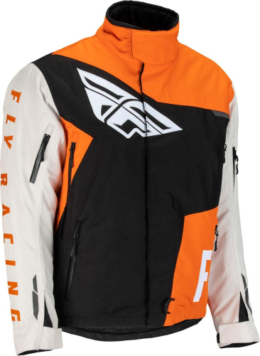 Fly Racing - Fly Racing SNX Pro Youth Jacket - 470-4119YS - Orange/Gray/Black - Small