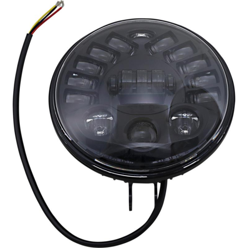 Custom Dynamics - Custom Dynamics 7in. Probeam LED Adaptive Pedestal Mount Headlamps - Black - PB-7PA-B