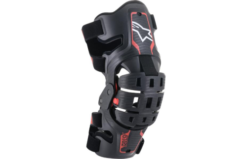 Alpinestars - Alpinestars Bionic 5S Youth Knee Brace - 6540520-13 - Black/Red - OSFM