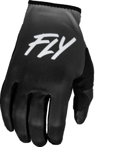Fly Racing - Fly Racing Lite Youth Gloves - 376-611YL - Gray/Black - Large