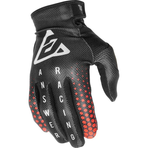 Answer - Answer AR1 Swish Gloves - 0402-0161-4452 - Black/Answer Red/Silver - Small