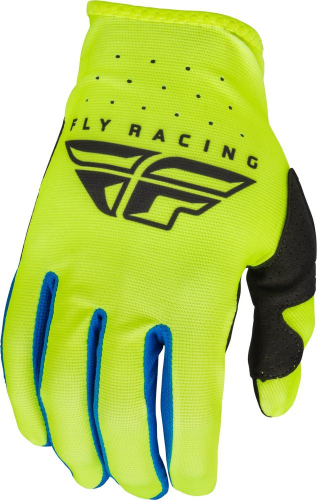 Fly Racing - Fly Racing Lite Youth Gloves - 376-712YM - Hi-Vis/Black - Medium