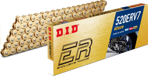 D.I.D - D.I.D Rivet Master Link for 520 ERV7 - 110 Links - Gold - 520ERV7110ZB