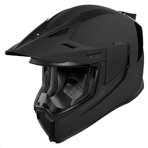 Icon - Icon Airflite Moto Solid Helmet - 0101-13308 - Rubatone Black - 3XL