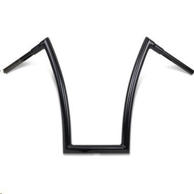 Todds Cycle - Todds Cycle 1-1/2in. Strip Handlebar - Gloss Black - 0601-4893