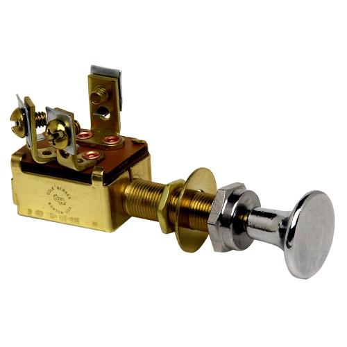 Cole Hersee - Cole Hersee Push Pull Switch SPST On-Off 3 Screw