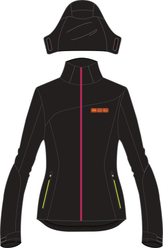 DSG - DSG Softshell Womens Jacket - 52355 - Black/Neon - X-Small