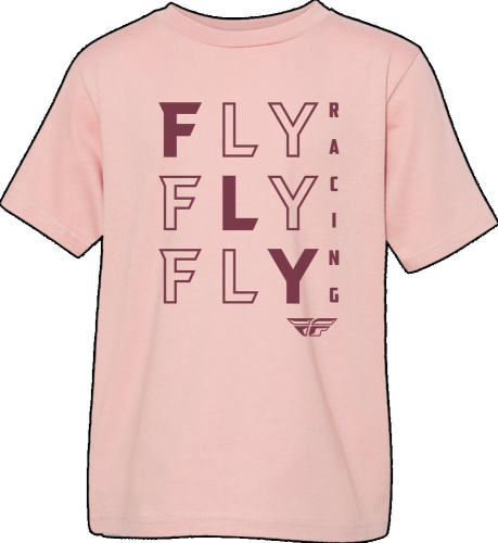 Fly Racing - Fly Racing Fly Tic Tac Toe Youth T-Shirt - 356-0173YM - Peach - Medium