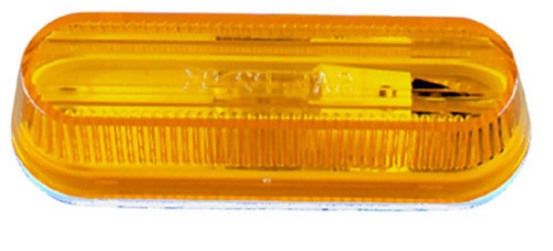 Peterson Manufacturing - Peterson Manufacturing Lens for Oblong Clearance/Side Marker Lights - Amber - 136-15A