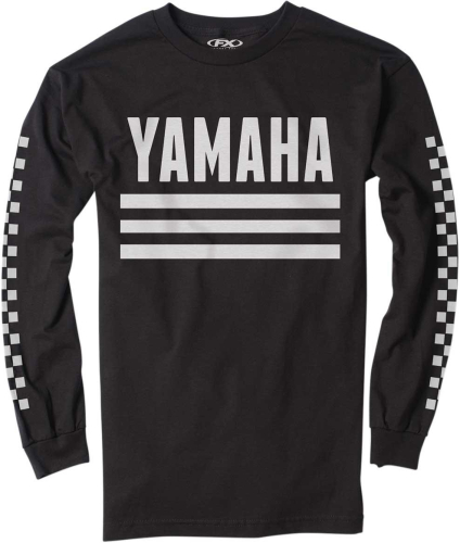 Factory Effex - Factory Effex Yamaha Racer Long-Sleeve T-Shirt - 23-87214 - Black - Large