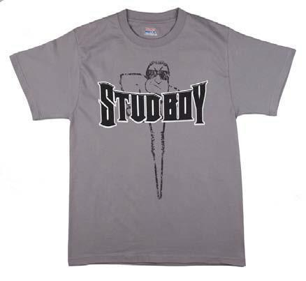 Stud Boy - Stud Boy Graphite T-Shirt - 2515-03 - Gray - 2XL
