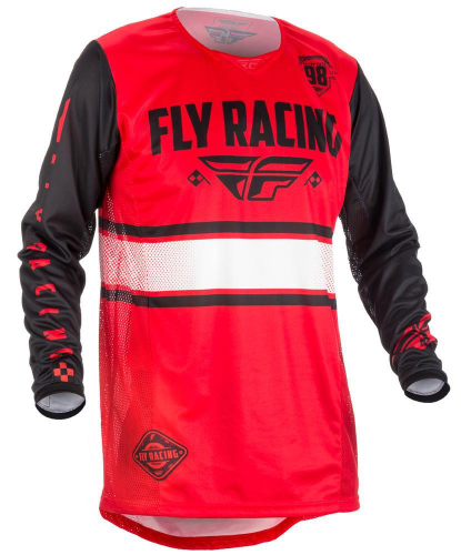 Fly Racing - Fly Racing Kinetic Era Jersey - 371-422M - Red/Black - Medium
