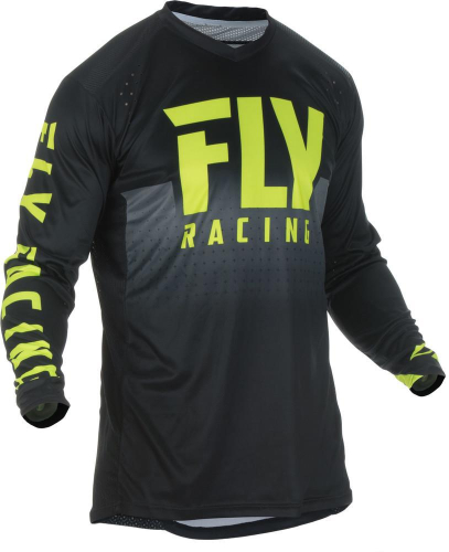 Fly Racing - Fly Racing Lite Hydrogen Jersey - 372-720S - Black/Hi-Vis - Small