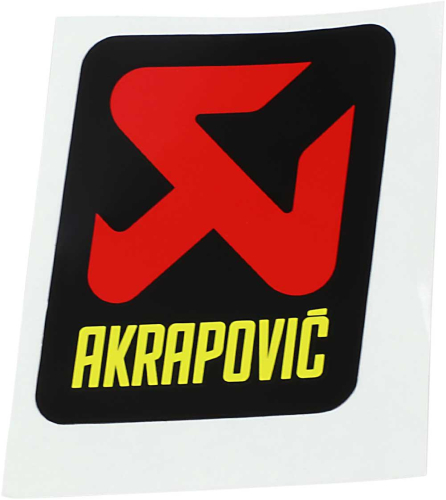 Akrapovic - Akrapovic General Replacement High-Temp Exhaust Sticker - 57mm L x 60mm H - P-HST13AL