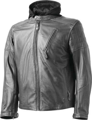 RSD - RSD Jagger Leather Jacket - 0801-0293-5156 - Gunmetal - 2XL
