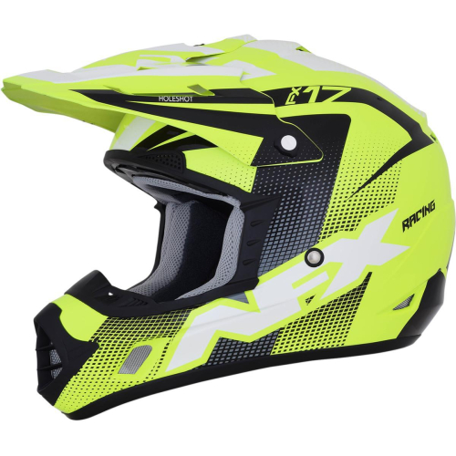 AFX - AFX FX-17 Holeshot Helmet  - 0110-5312 - Yellow/Black/White - Large