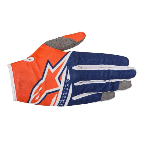 Alpinestars - Alpinestars Radar Flight Youth Gloves - 3541818-473-M - Orange Fluo/Dark Blue/White - Medium