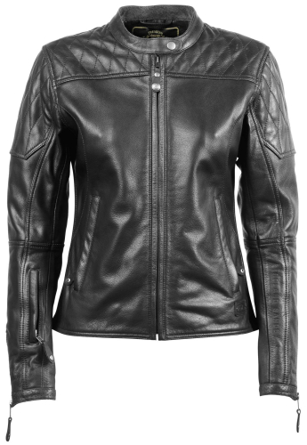 RSD - RSD Trinity Womens Leather Jacket - 0801-1267-0054 - Black - Large
