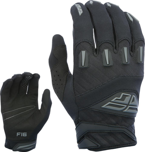 Fly Racing - Fly Racing F-16 Youth Gloves (2017) - 370-91406 - Black - 6