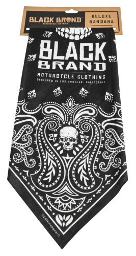 Black Brand - Black Brand Deluxe Bandana - BB9812 - Black - OSFM