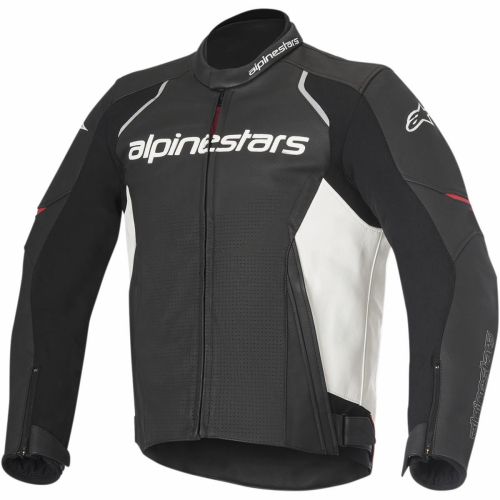 Alpinestars - Alpinestars Devon Airflow Leather Jacket - 31021161254 - Black/White - 44