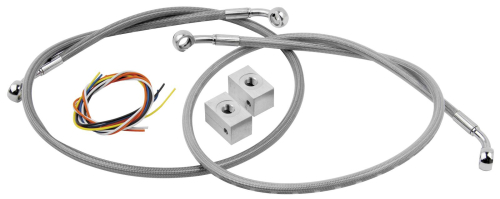 Arlen Ness - Arlen Ness Ape Hanger Cable Kit - Stainless - V-2024