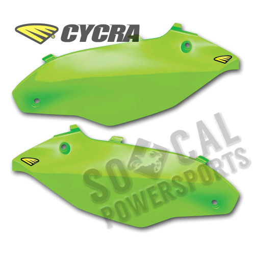 Cycra - Cycra Side Number Panels - Green - 2665-72