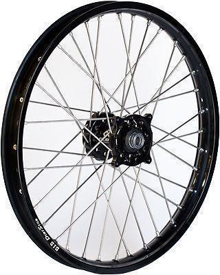 Dubya - Dubya Complete Front Wheel - Black Talon Hub/Black DID STX Rim - 1.60x21 - 56-4134BB-STX