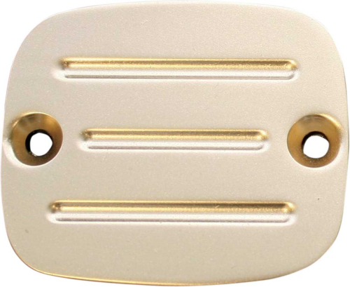 Accutronix - Accutronix Master Cylinder Cover with Milled Lines - Brass - C122-M5