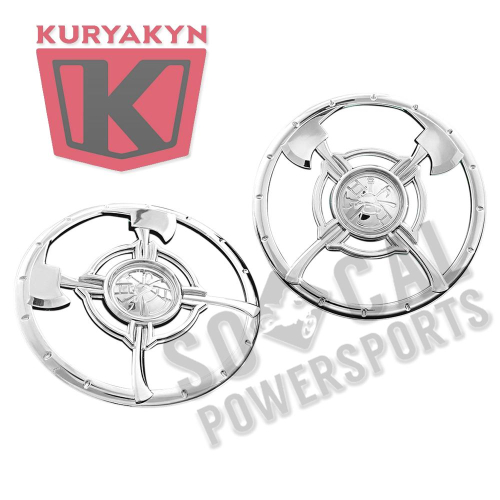 Kuryakyn - Kuryakyn Speaker Grills - Firefighter - 3753