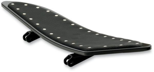 Cyclesmiths - Cyclesmiths Extended Length 20-3/4in. Banana Boards - Black with Rivets - 104-XL-BP