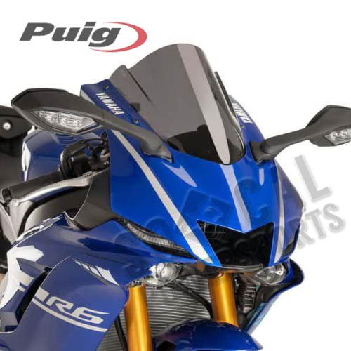PUIG - PUIG Racing Windscreen - Dark Smoke - 9723F