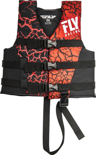Fly Racing - Fly Racing Floatation Youth Vest - 112224-100-002-18 - Red/Black - 50-90 Lbs.