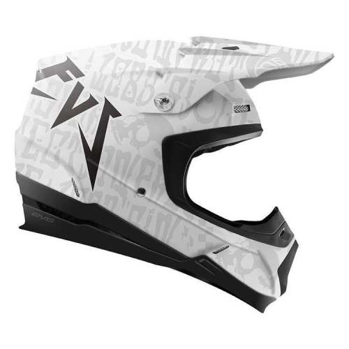 EVS - EVS T5 Evilution Helmet - HE18T5EV-W-XL - White - X-Large