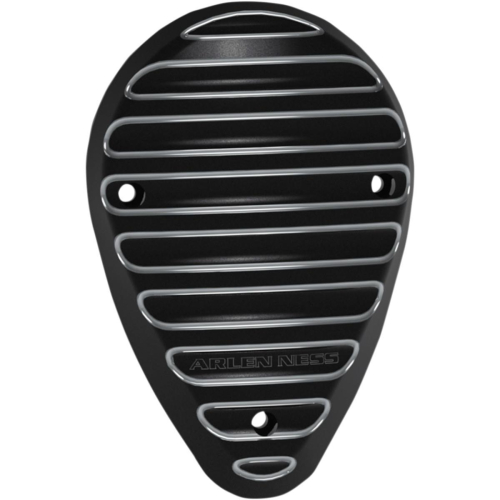 Arlen Ness - Arlen Ness Finned Horn Cover - Black - I-1232