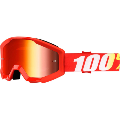 100% - 100% Strata Furnace Youth Goggles - 50510-232-02 - Furnace / Red Mirror Lens - OSFM