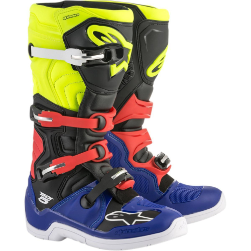 Alpinestars - Alpinestars Tech 5 Boots - 2015015-7153-11 - Blue/Black/Yellow - 11