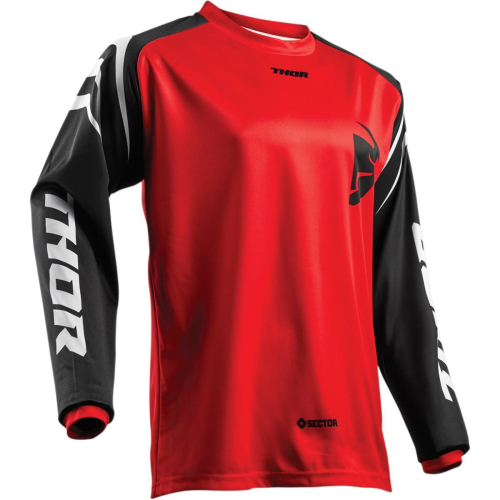 Thor - Thor Sector Zones Youth Jersey - XF-2-2912-1567 - Red - X-Small